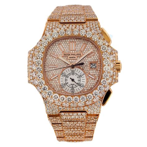 ice out patek philippe|Patek Philippe nautilus full diamond.